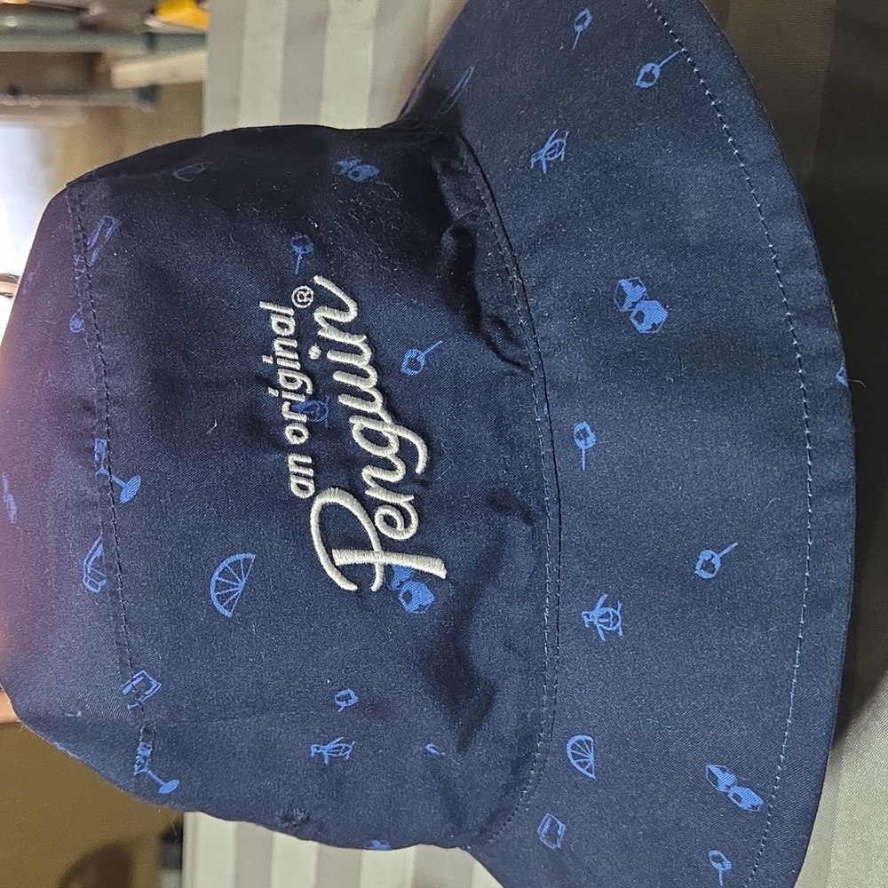 Blue Patterned Bucket Hat - Picture 3 of 4